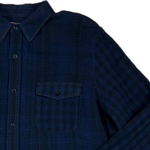 Vince Blue Button Down Cotton Shirt | Size XL - Picture 3 of 4